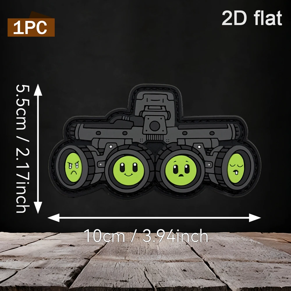 Specifications Available: 1Pc/2Pcs/3Pcs. Four-Eye Night Vision Device, Special-Shaped Pvc Arm Patch with Velcro, Includes a Full-Cover Hook and Loop Fastener, Durable and Reusable, Can Be Torn Off and Reattached, Suitable for Mountaineering Helmets, Tactical Hats, Motorcycle Backpacks, Shooting Enthusiasts, Personalized Decorative Accessories