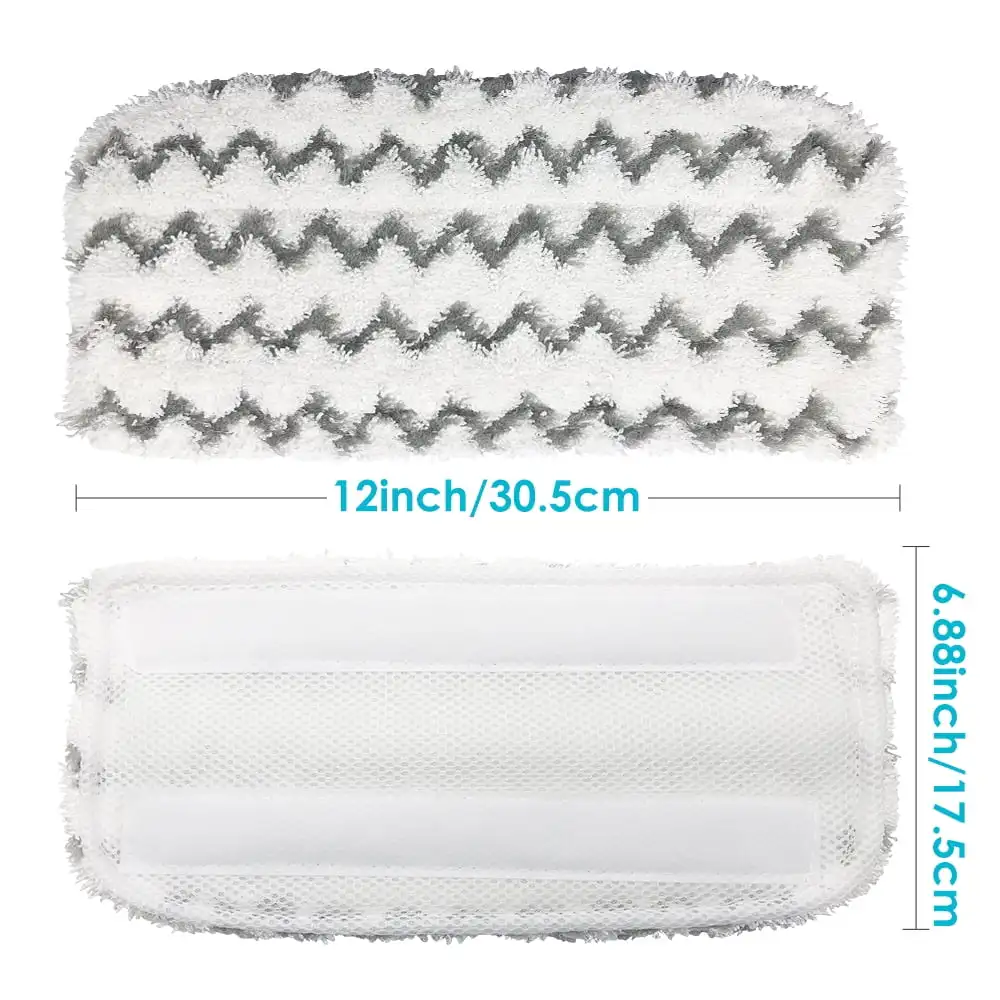 Home Times 4 Pack Steam Mop Pads, Fit Shark S1000/S1000WM/S1000A/S1000C, Microfiber Hard Floor Cleaner Replacement Refills