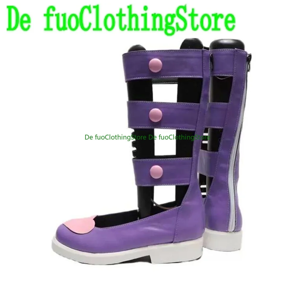 DefuoClothing Inukai Iroha Cure Friendy PreCure Cosplay Anime Jogo Rpg Adereços de festa de Halloween Sapatos Botas