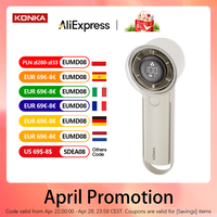 Konka KCFS-1302 Portable Fan 100 Speed USB Charging Long Life Mini Bladeless Handheld Fan LED Digital Display Screen