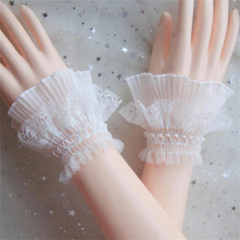 False Trumpet Sleeve Lace Cuffs Cute And Playful Resilient Easy To Wear No Snagging Fake Cuffs Spare Cuff Thread Design Glove