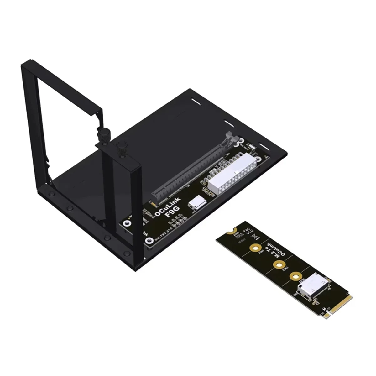 

ATP-F9G F4C BK7 OCuLink Interface External Graphics Card Expansion Dock M.2 NVMe to Oculink Adapter ATX Type PCIe4.0 64Gbps