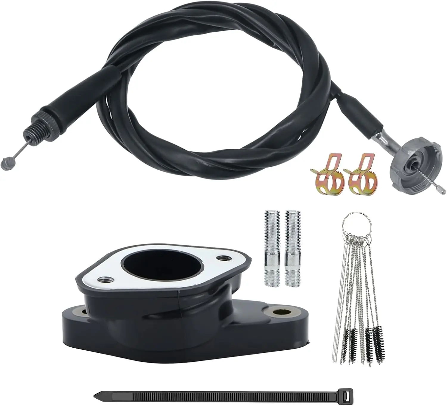 

Carburetor Intake Manifold Boot Replacement Parts Fit for Honda TRX250 TRX250X TRX250TM and Throttle Cable Fit for Honda TRX250