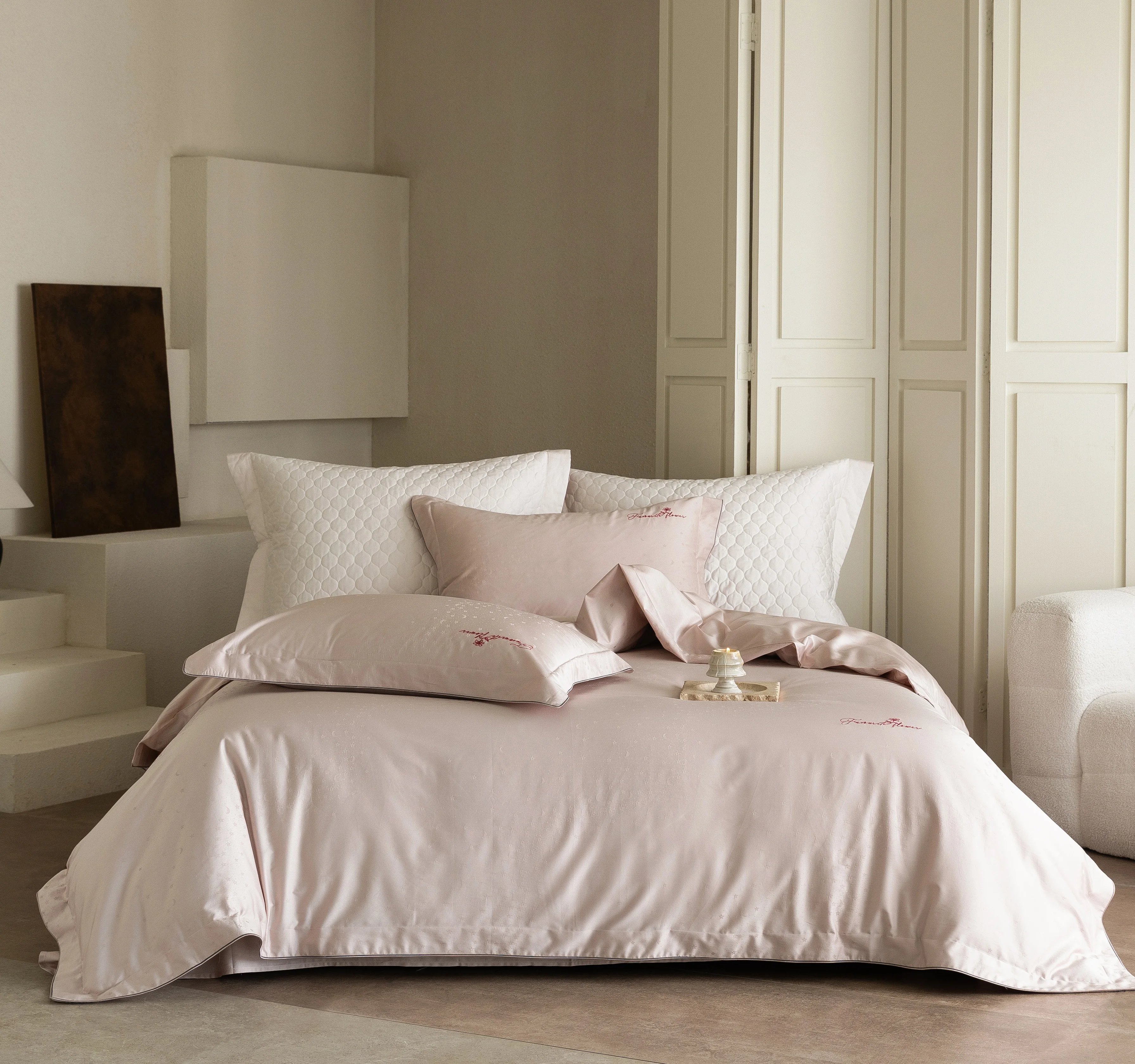 100% Cotton Bed Linen Bedding Sets Queen King Size Duvet Cover Flat Sheet Pillowcases Soft Bedding Set