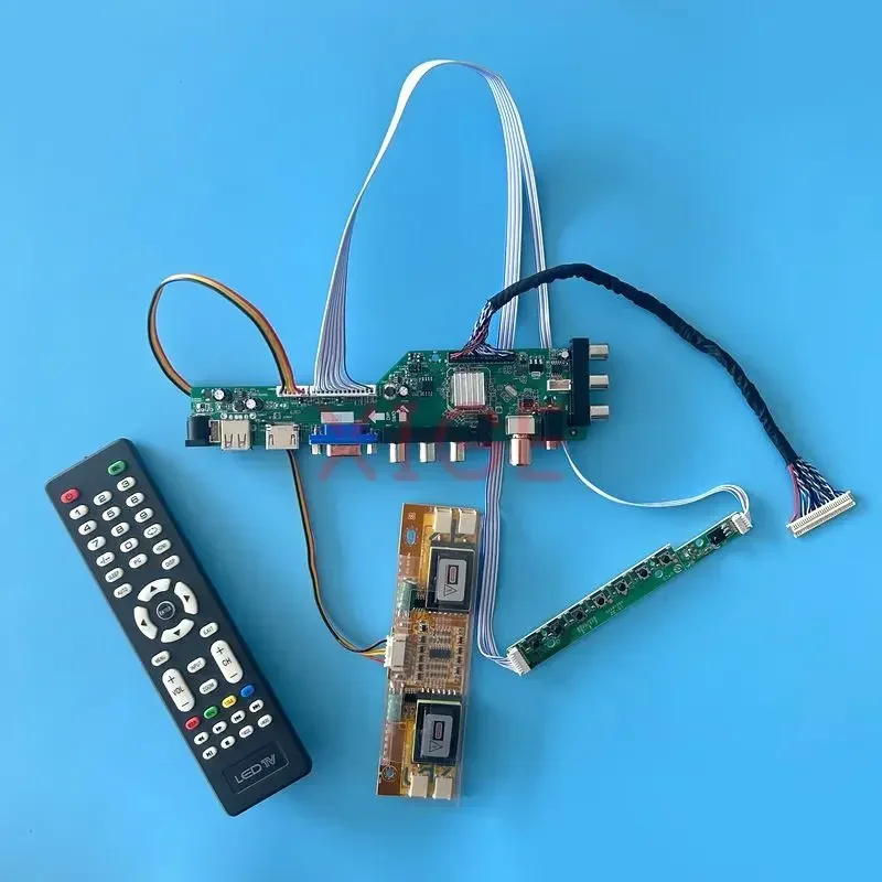 

Плата драйвера подходит для LM190E02 LM190E03 LM190E05 LM190E08 USB + HDMI + VGA + AV + IR Kit 4CCFL LVDS-30Pin DVB цифровой сигнал 1280*1024 матрица