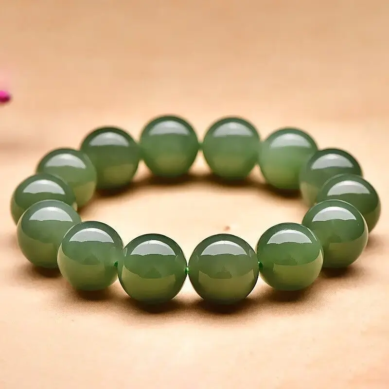 Hetian jade bracelet beaded, men's style for enjoyment display genuine, high-quality and believed to bring
