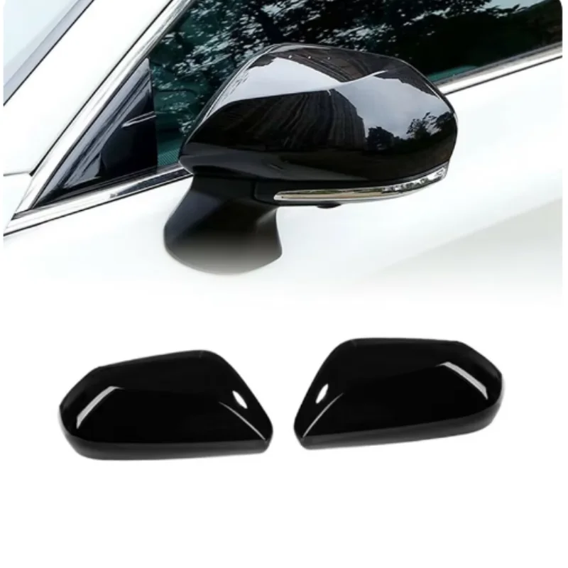 ABS ألياف الكربون مساعد مرآة الرؤية لتويوتا أفالون/كامري CHR استبدال غطاء مرآة 2018-2022 #1