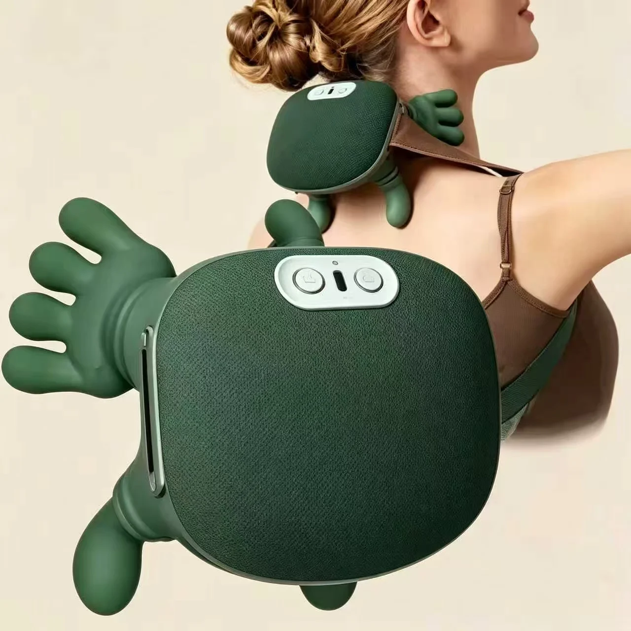 2026 Upgraded Portable Neck Shoulder Massager Deep Tissue Massage Device For Pain Relie