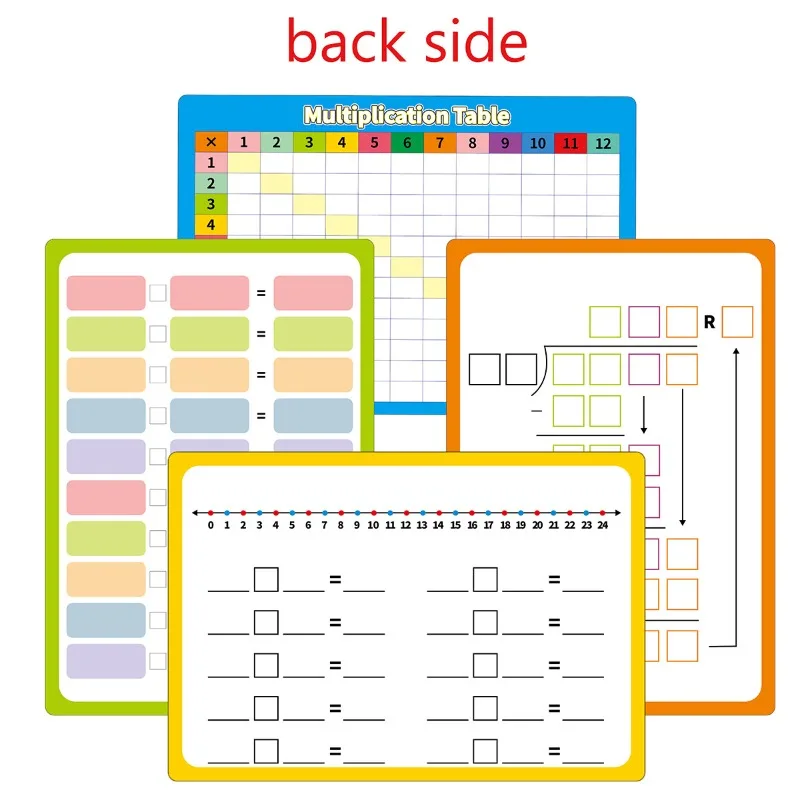 《Addition Subtraction  Multiplication and Division Learning Cards》Addition Subtraction Multiplication Division Learning Cards