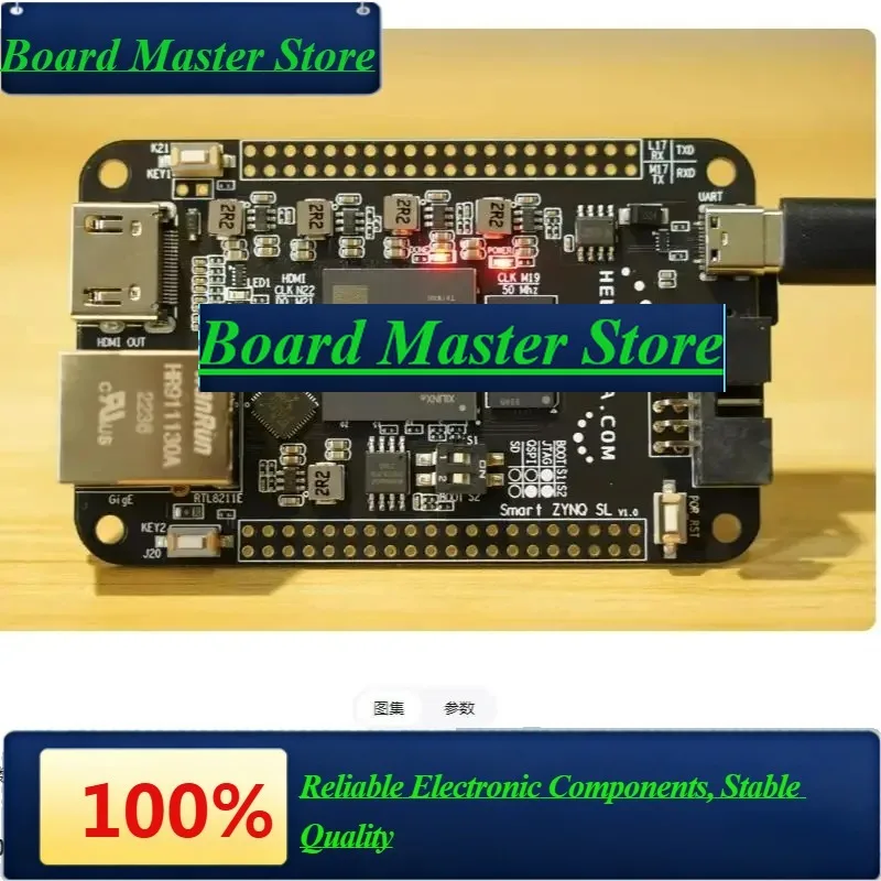 BaMasZYNQ 7020 Minimum System FPGA XILINX ( Smart Zynq SL Original ) XC7Z020-CLG484 Development Board
