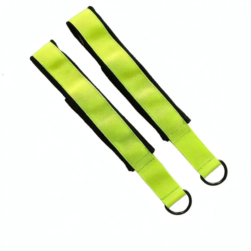 Yoga Pilates Double Loop Strap With Ankle Cuff Wrist Band D Ring Attachment For Belle Fitness Equipment Gym Exercise