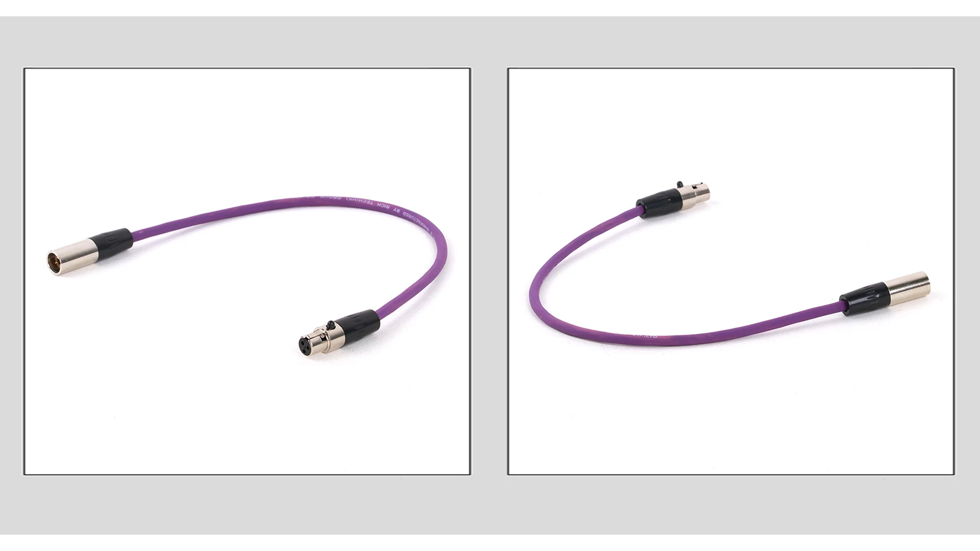 GuerGuo 1 Stück 3-poliger Mini-XLR-Stecker auf Mini-XLR-Buchse, mehrere Farben, Kabel für Pro-Ansteckmikrofon, 0,2 m–15 m – Detail 8