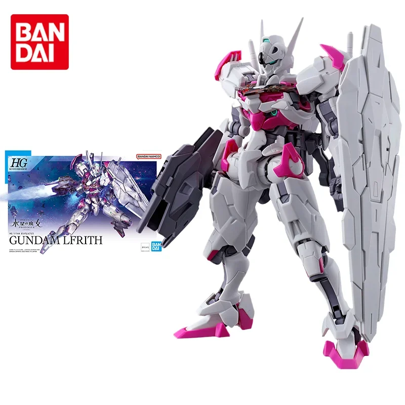 

Bandai Original Gundam Model Kit Anime Figure HG 1/144 GUNDAM LFRITH Action Figures Toys Collectible Ornament Gifts for Children