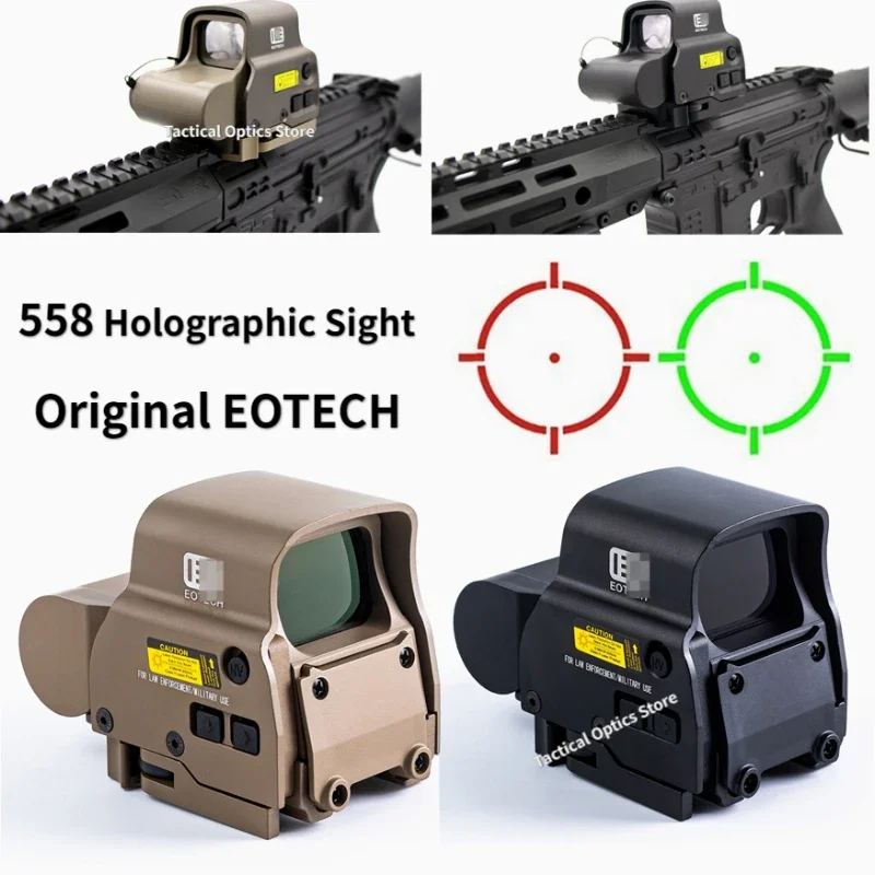 

558 Red Dot Sight Holographic Sight Red Green Dot Reflex Sight with Picatinny Weaver 20mm Quick Release Mount