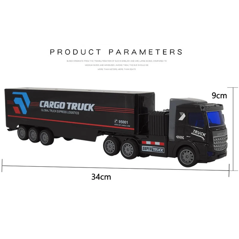 Transport RC Truck 1:48 Remote Control Car Engineering Vehicle Semi-trailer Radio Controlled Toys for Boys Kids Children\'s Gifts