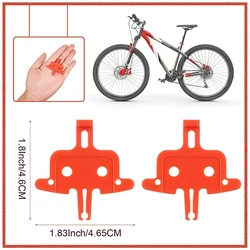 Hydraulic Disc Brake Pads MTB Bike Parts Spacer High Quality Plastic Red Bicycle Brake Spacer Disc Brakes Accessories Risk  브롬톤