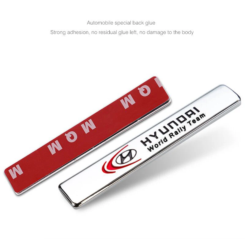 1 قطعة ثلاثية الأبعاد المعادن الرياضة VIP شعار شارة سيارة ملصق اكسسوارات لشركة هيونداي جينيسيس N-LINE I10 I20 I30 I40 IX20 IX35 كونا جيتز #4
