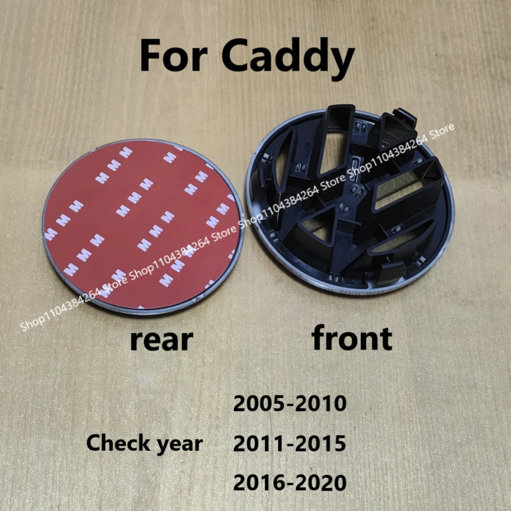 

2pcs Replacement Front Grille Emblem and Rear Trunk Badge For Caddy 2005-2020 with logo Emblem Badge