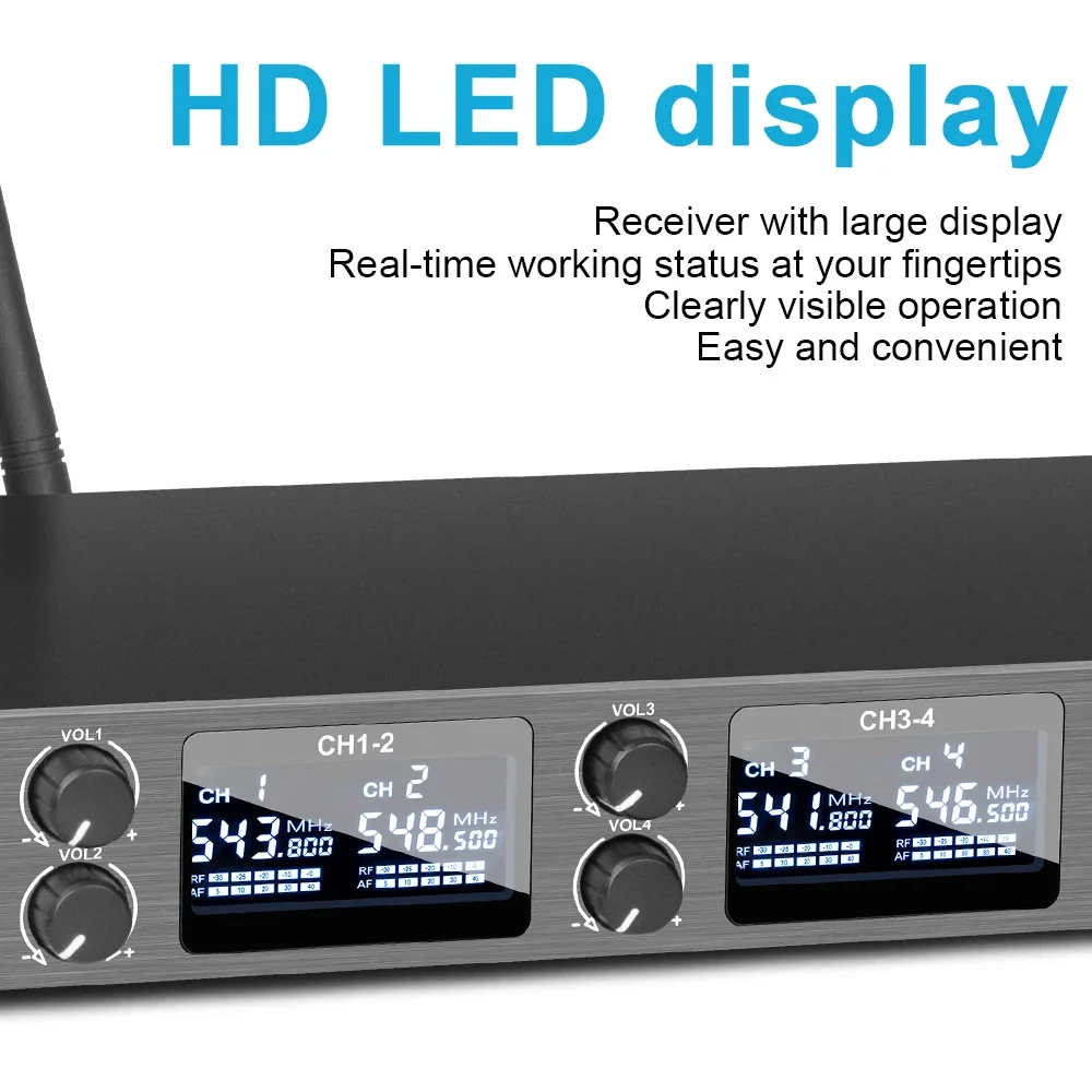 Factory Price D28PLUS 8 Channel Wireless Headset Microphone Lapel Microphone Conference Teaching Microphone System