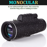 High-power BAK4 Monocular Telescope for Low-light Night Vision - Perfect Outdoor Bee Hunting, Optical Green Film Far Sho