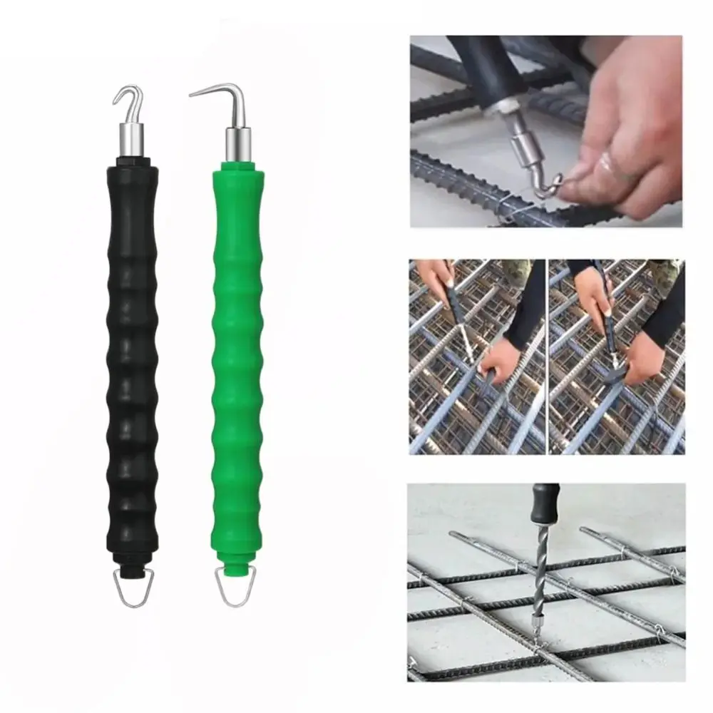 

260mm Rebar Tie Wire Twister Hand Tools Steel Twisting Fence Tool Scalable Automatic Rebar Tying Steel Hook Construction