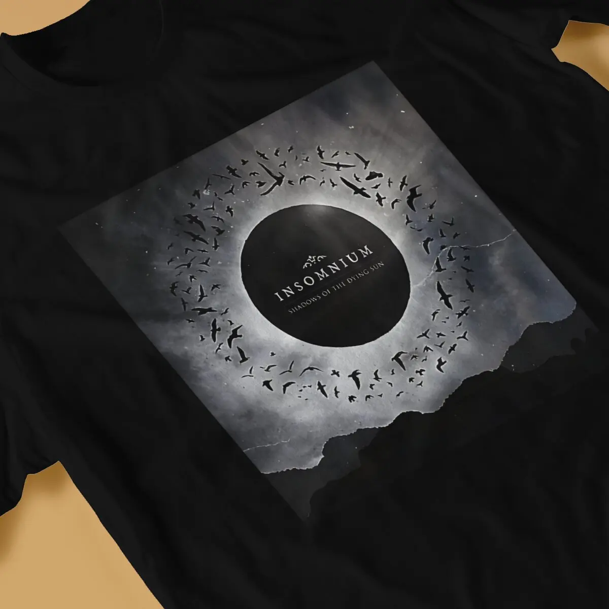 تي شيرت قطني بياقة مستديرة للرجال ، قمم إبداعية من Insomnium ، ظلال الشمس المحتضرة ، نقية ، هدايا عيد ميلاد #4