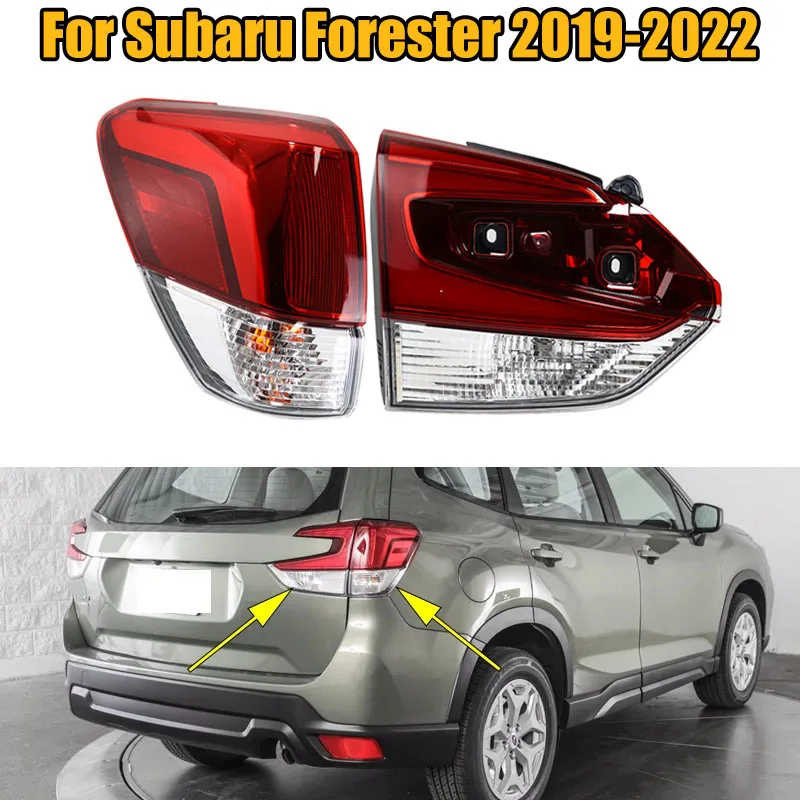 Muslimex fanale posteriore fendinebbia posteriore freno retromarcia indicatore di direzione gruppo fanale posteriore per Subaru Forester 2019 2020