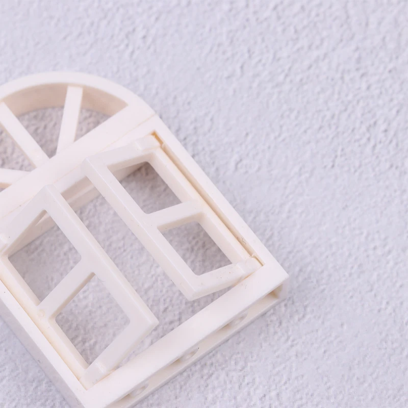 1/12 Dollhouse Villa Plastic Doors and Windows Mini House Window Frame Model Decoration DIY Doll house Miniature Accessories