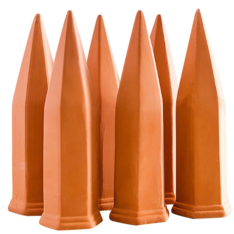 

12Pcs Ceramic Plant Waterer Of Terracotta Self Watering Spikes Plant Watering Devices For Vacation For Indoor&Outdoor