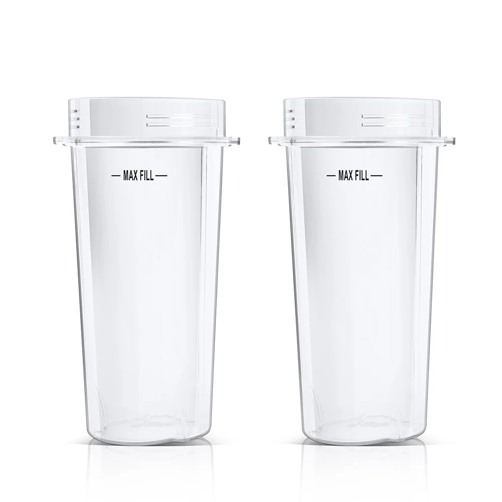 

4Pcs Juicer Accessories Food Grade Plastic Large Capacity Shaker Cup Portable Mixer Replacement Container for Meal