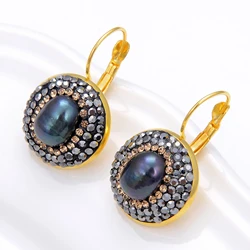 New Simple Baroque Pearls Premium Temperament Earrings For Woman 2022 Korean Fashion Rhinestone Classic Earrings Pairing Gifts