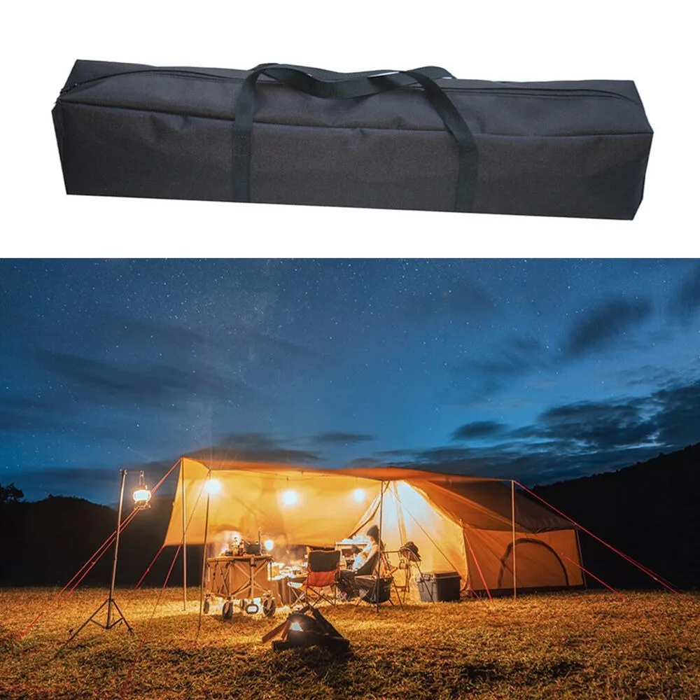 Bolsa de Almacenamiento para Tienda de Lona Resistente, Impermeable, de Gran Capacidad, Bolso de Mano para Picnic, Bolsa de Viaje, Bolsa de Camping