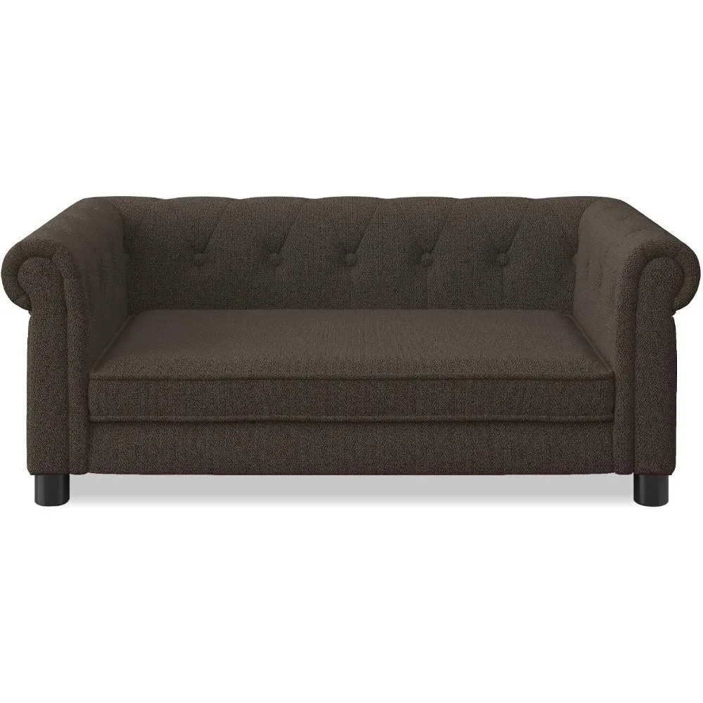 

Pet Sofa for Medium Large Dogs, Elegant Dog Couch with Soft Cushion, Elevated Design, Modern Living Room Pet Furniture, Indoor P