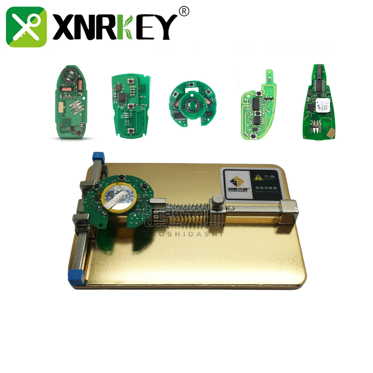 XRNKEYLocksmith Tool Universal  Fixture Work Station For Car Key PCB Circuit Board (Round Oval Rectangular Irregular Shape) Repa