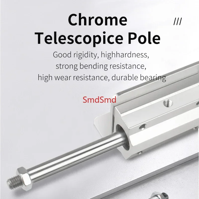 24V DC Reciprocating Linear Actuator Motor Kit - Silent Telescopic Rocker with Speed Regulation for DIY Projects 2-8cm Stroke