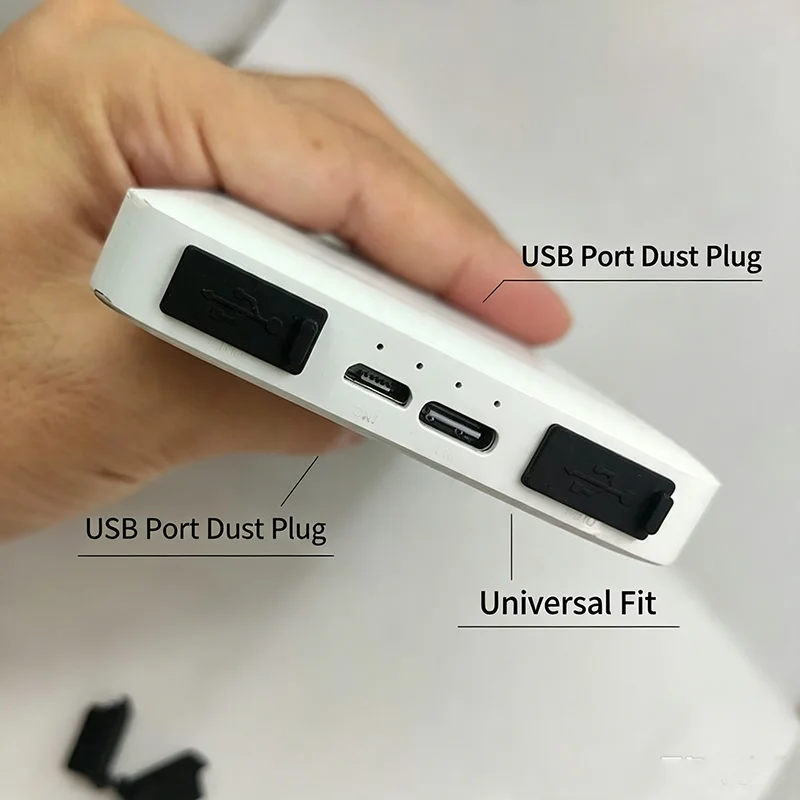 Silicone USB Dust Plug Standard USB2/3.0 Female Port Anti Dust Cap For Laptop PC Car Charger Power Adapter USB Port Dust Stopper