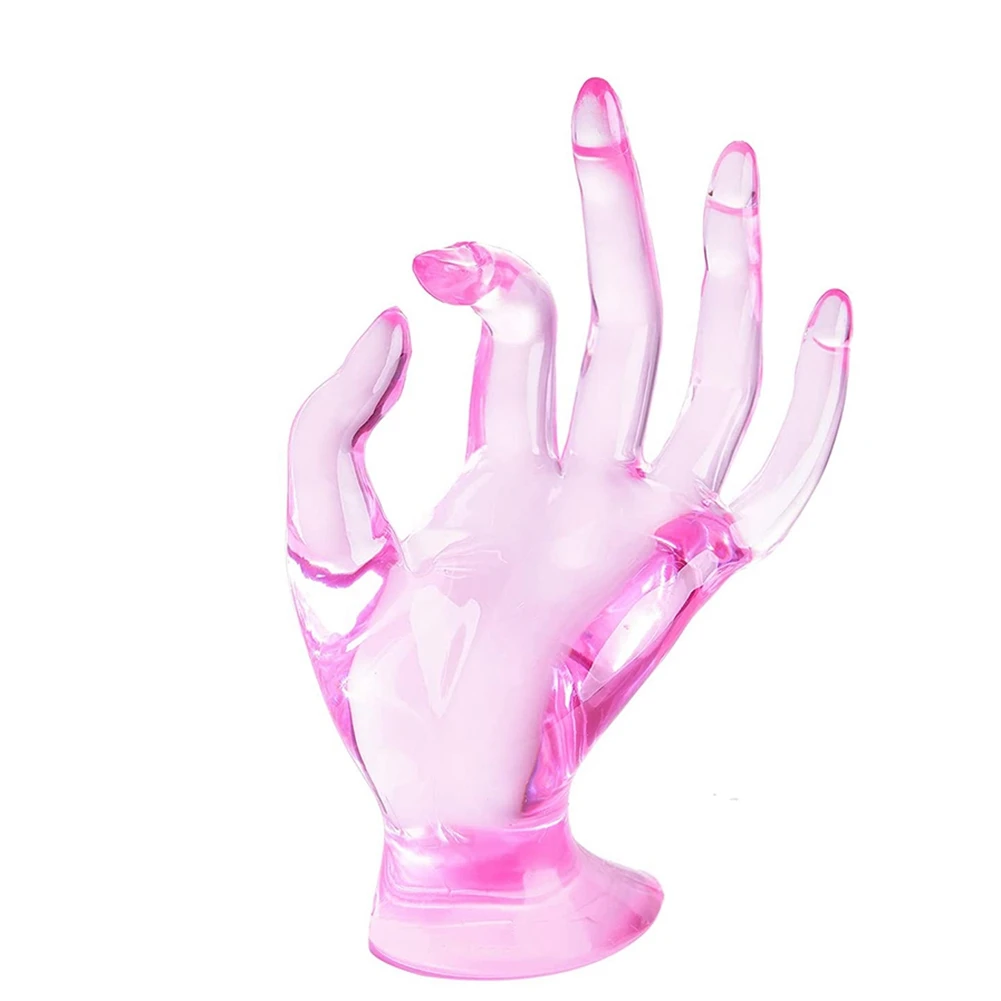 Hand Ring Holder, Pink Room Decor Aesthetic Jewelry Displays for Shows, Preppy Decor Ring Display Jewelry Stand