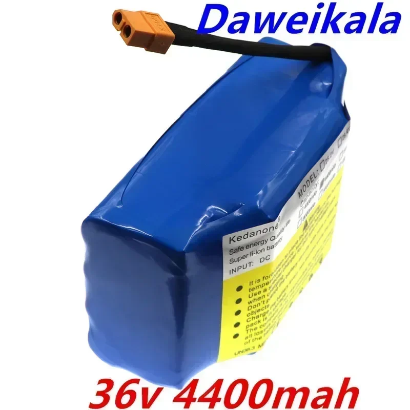 36V Superior lithium-ion rechargeable battery 4400 mAh 4.4AH lithium-ion battery for electric self-suction hoverboard unicycle