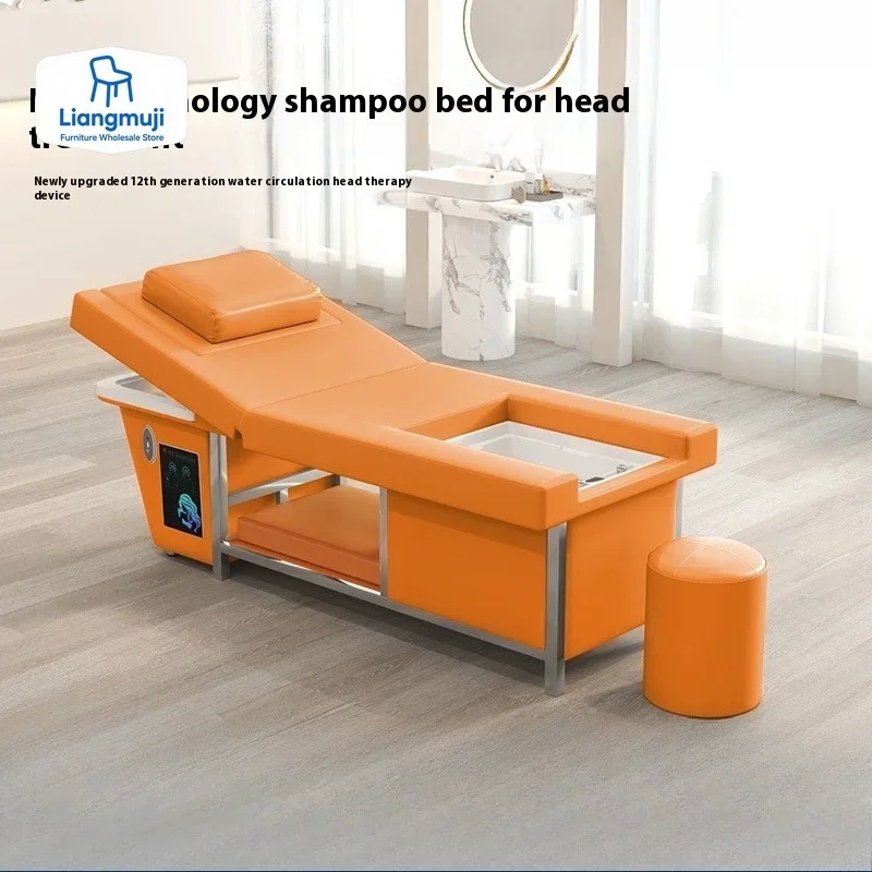 샴푸 베드 일본식 헤드 스파 워터 테라피 베드 미용사 의자 뷰티 살롱 헤어 워싱 일본식 헤어 살롱 가구