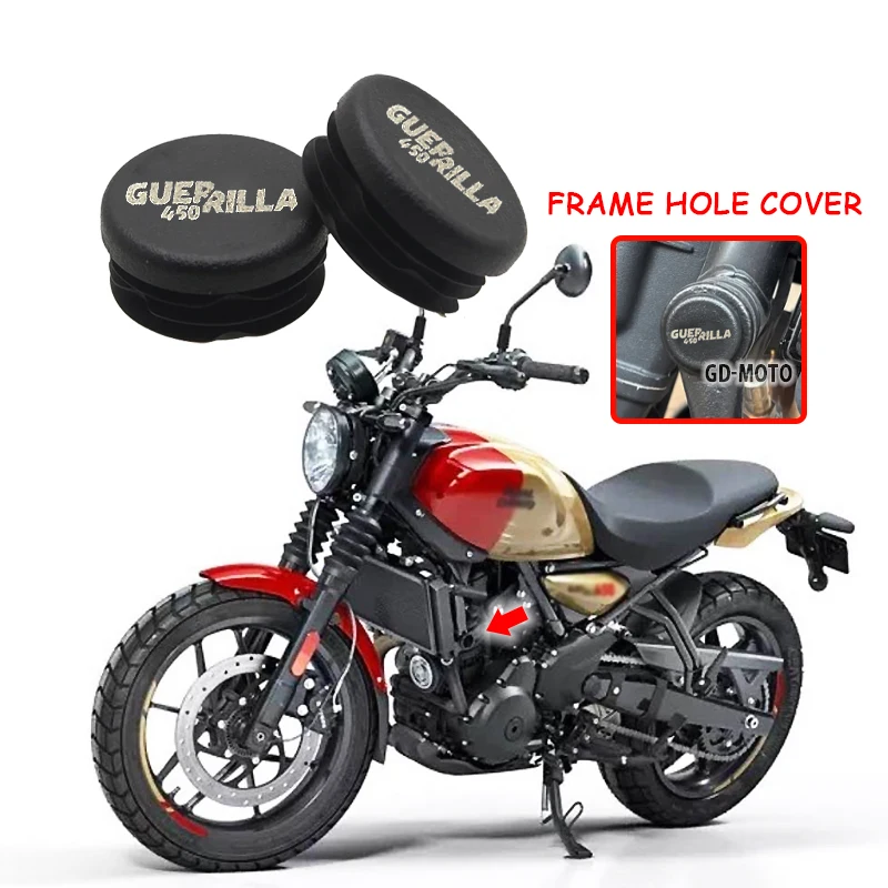 

2PCS Frame Hole Cover Caps Plug Decorative Frame Cap For GUERRILLA450 Guerrilla 450 Guerrilla450 2024 2025 Motorcycle