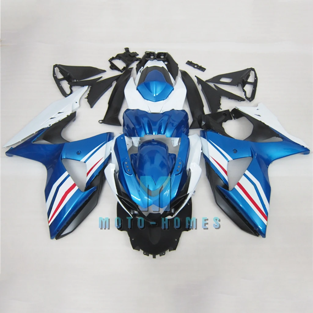 Motorcycle Fairing suit for GSXR1000 2009 2010 2011 2012 2013 2014 2015 2016 GSX-R1000 09-16 100% Injection Bodykit Blue White