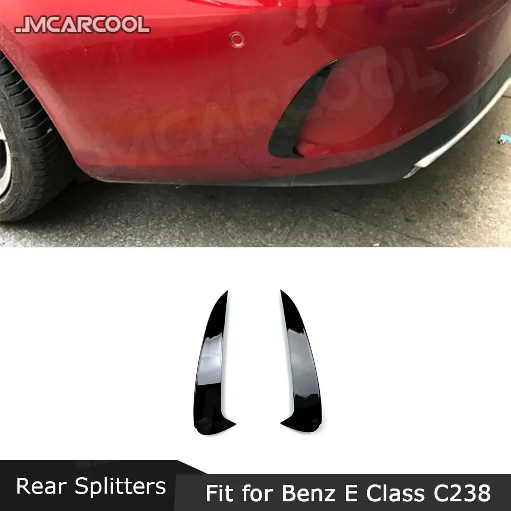

Carbon Fiber/ABS Material Rear Bumper Splitter For Mercedes Benz E Class C238 E200 E300 E400 E500 E53 E63 coupe 2 Door 2016-2023