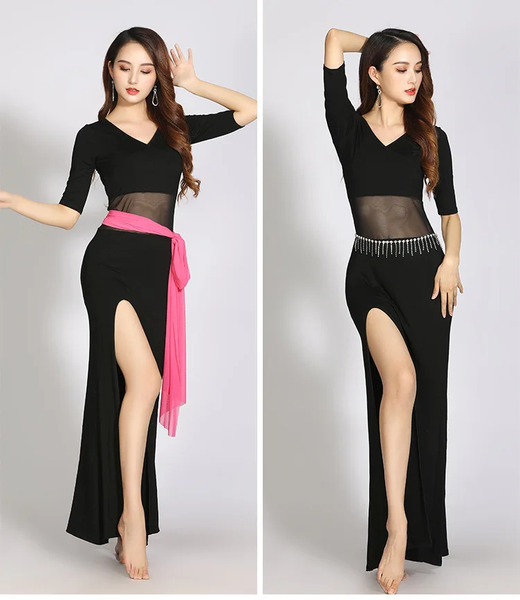 New Belly Dance Dress Oriental Slimming Practice Outfit Skirt for Women
