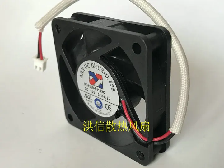 Freight free new ARX 6015 FD1260-S1112C DC12V 0.19A 60 * 15MM cooling fan