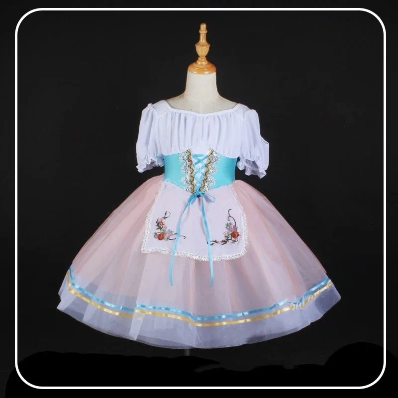 

Girls Adult ballet Tutu Embroidered Princess Dress Children Women Stage Performance Dance Costume Birthday Carnival Dresses