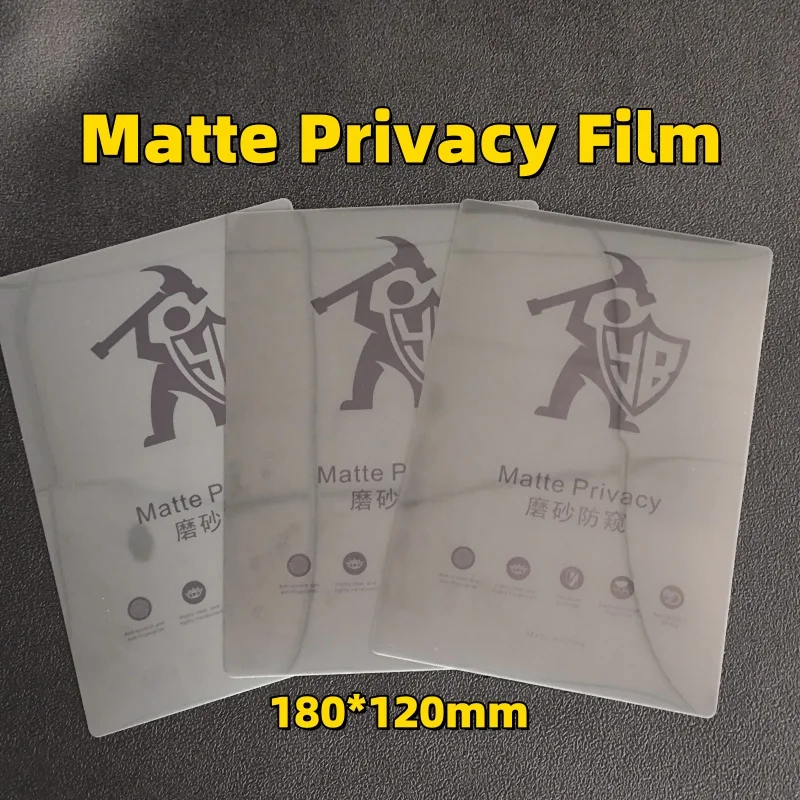 50pcs Privacy Matte Hydrogel Film For Cut Machine Anti Spy Hot Selling Film For All Mobile Phone Curved Screen Protective