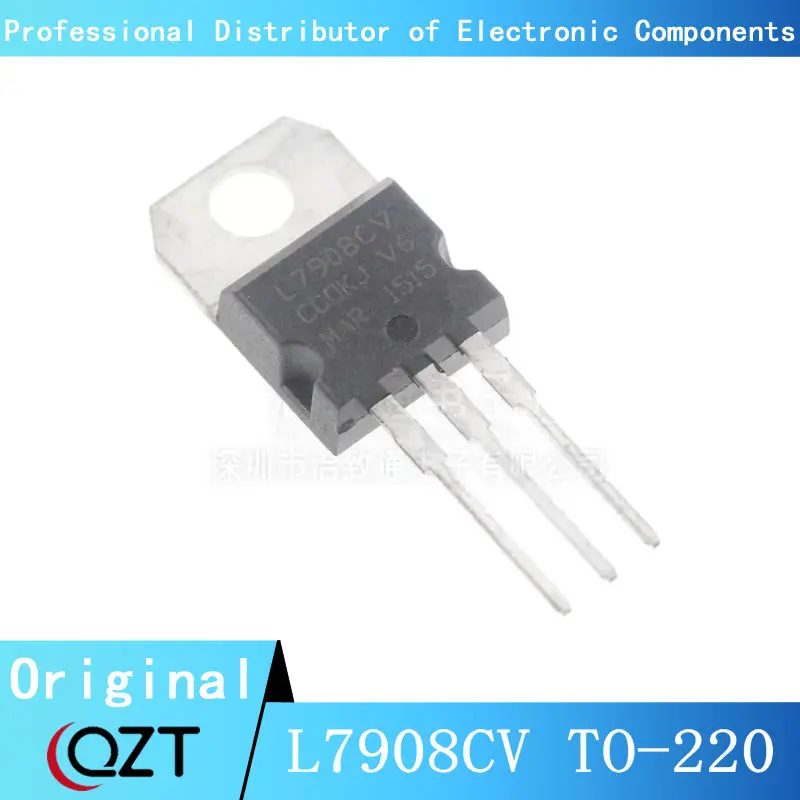 10pcs/lot L7908CV TO220 L7908 7908 LM7908 MC7908 8V TO-220 chip New spot