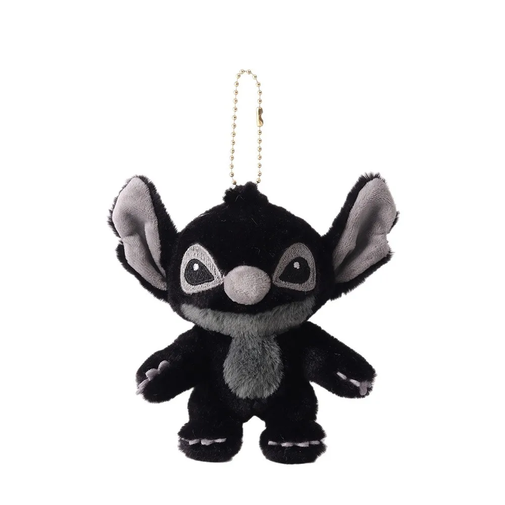 พวงกุญแจตุ๊กตาสติทช์สีดำ ขนาด 10 ซม. ตุ๊กตาสติทช์สีดำ ของเล่นตุ๊กตา กระเป๋าเป้สะพายหลัง ของตกแต่ง พวงกุญแจ ของขวัญเทศกาล