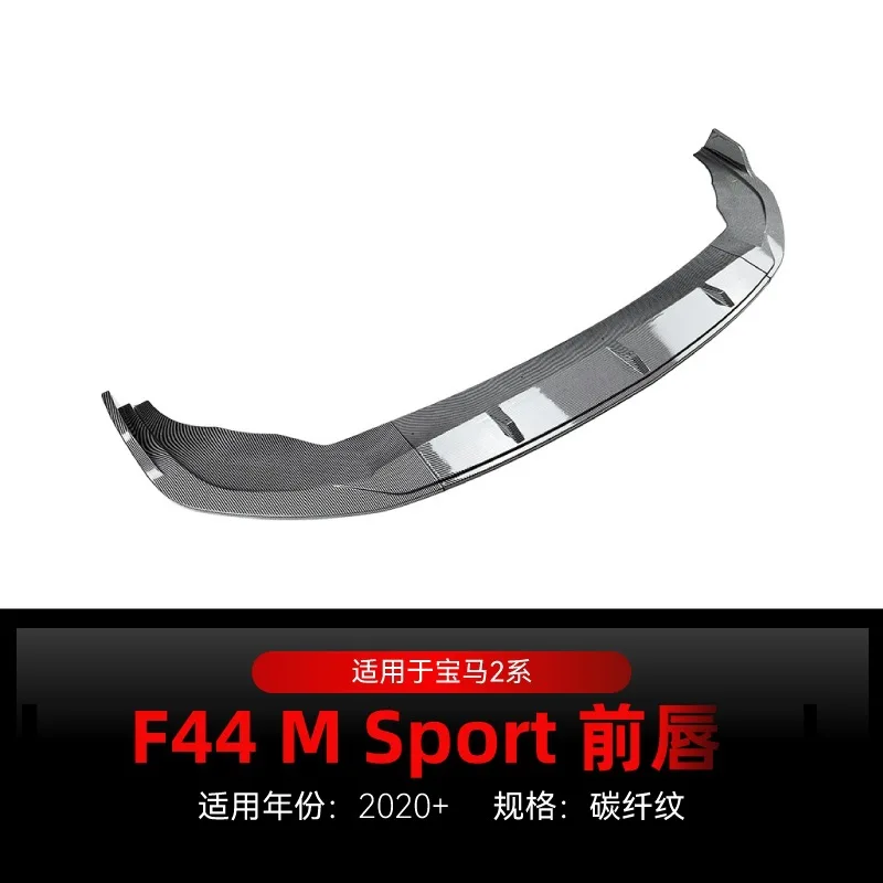 For BMW 2 Series F44 M Sport 218i/220i 2020+, Front Lip / Chin Spoiler Front Bumper Splitter, Sporty Upgrade, Direct Fit.