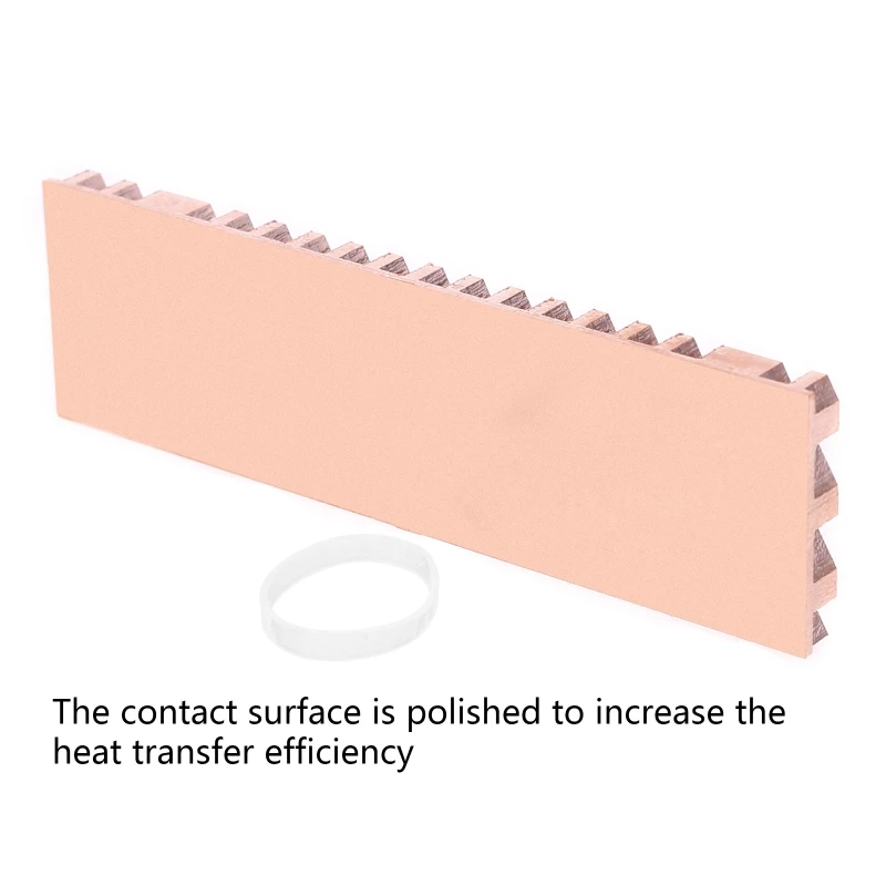 Ультратонкий радиатор из чистой меди, радиатор, радиатор SSD, термопрокладка для. 2 2280 PCI-E NVME 1,5/2/3/4 мм